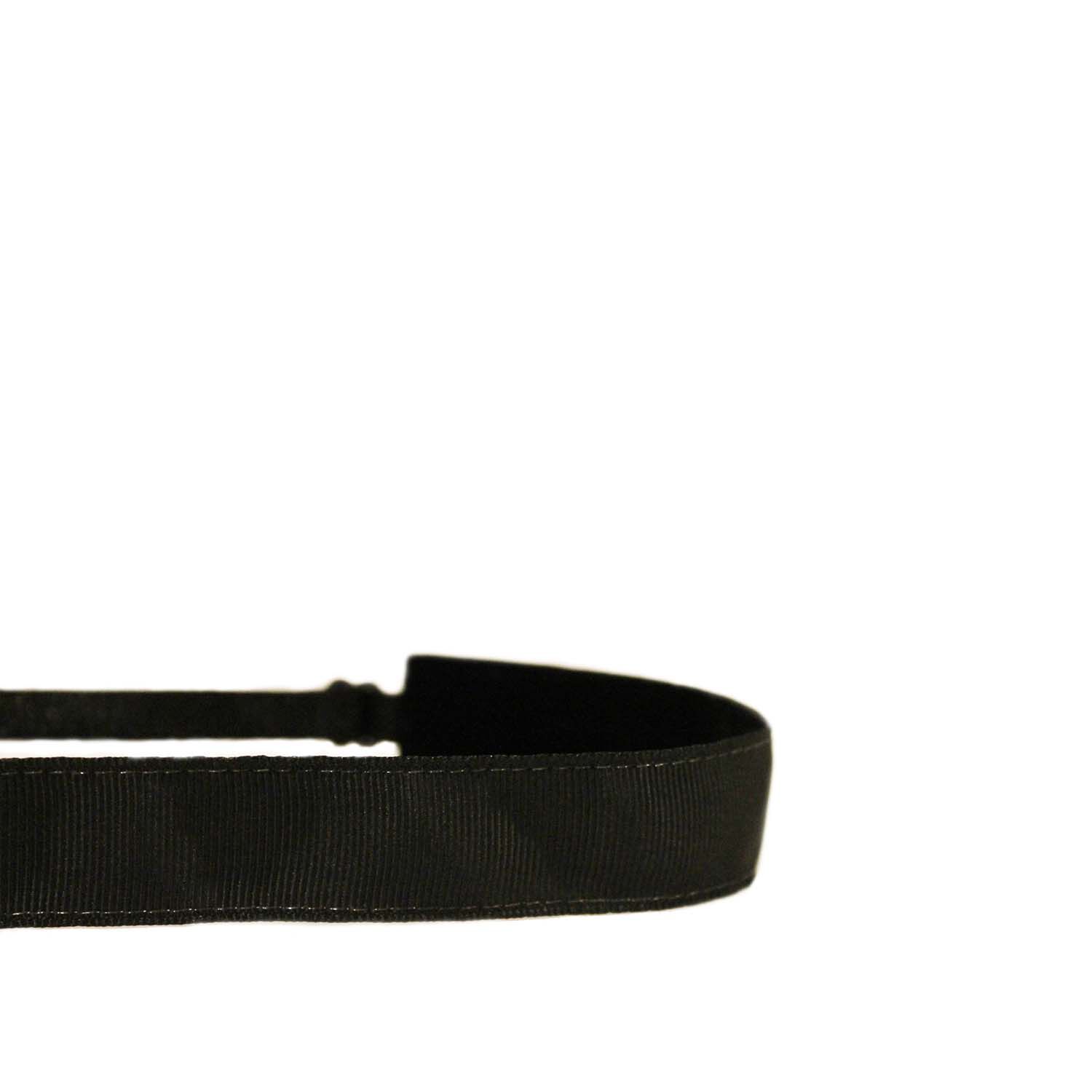 Plain Jane Adjustable Headband - Plain Black